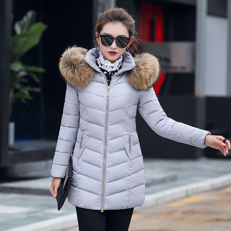 Winter jacket women fashion slim long cotton-padded Hooded jacket parka female wadded jacket outerwear winter coat women