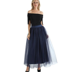 Lace Princess Tulle Long Drees Tutu Skirts For Women